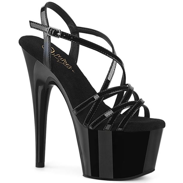 Platform High Heels ADORE-713 - Patent Black