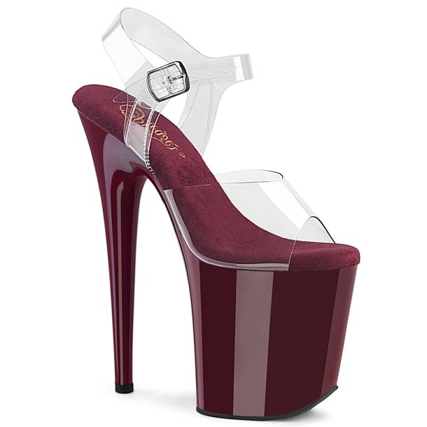 Extreme Platform Heels FLAMINGO-808 - Burgundy