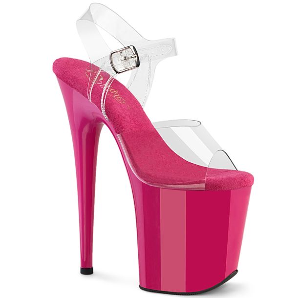 Extreme Platform Heels FLAMINGO-808 - Hot Pink