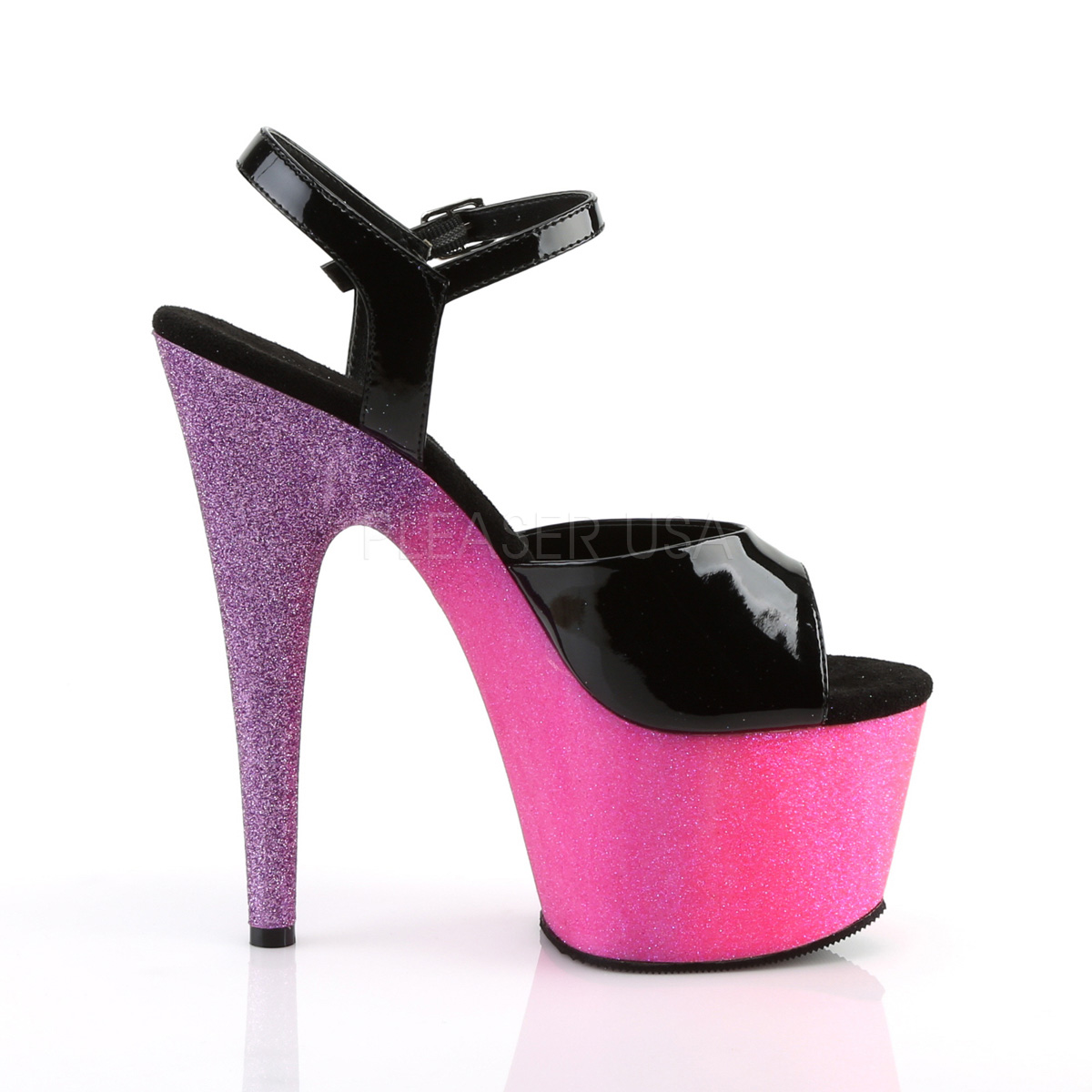 lavender platform heels