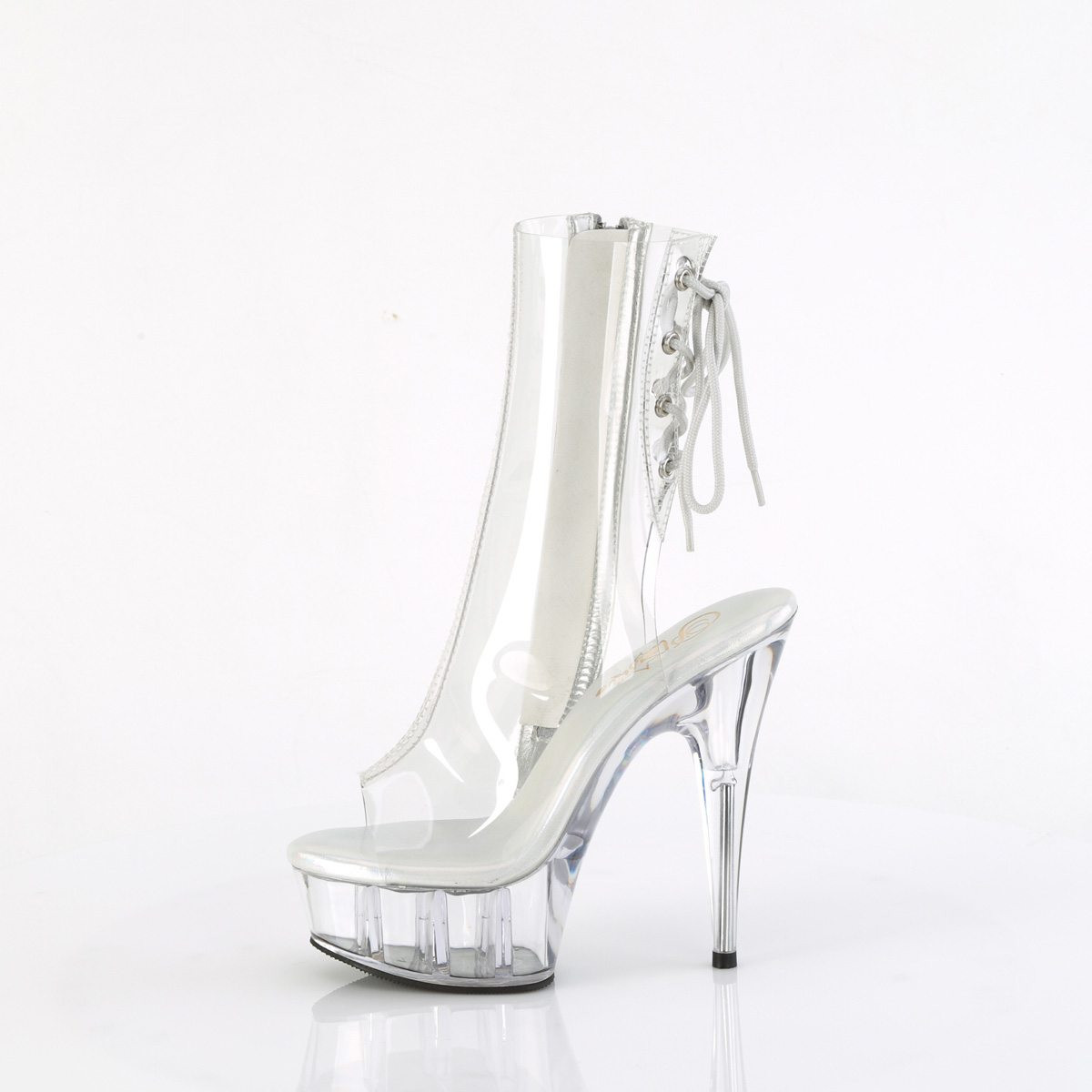 Pleaser DELIGHT-1018C - Clear/Clear | Crazy-Heels