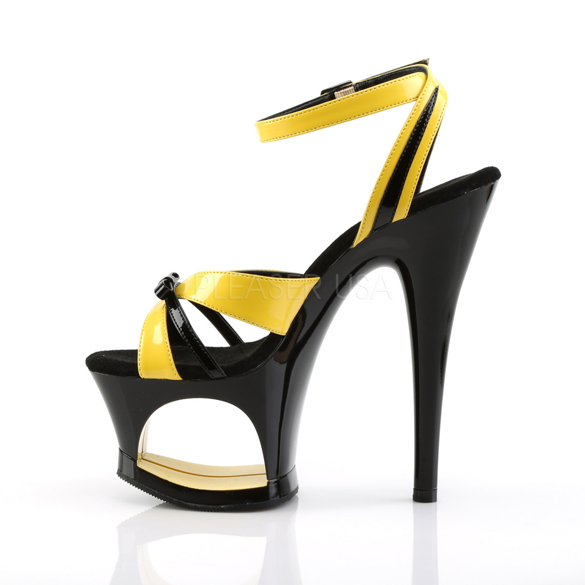 yellow pleaser heels