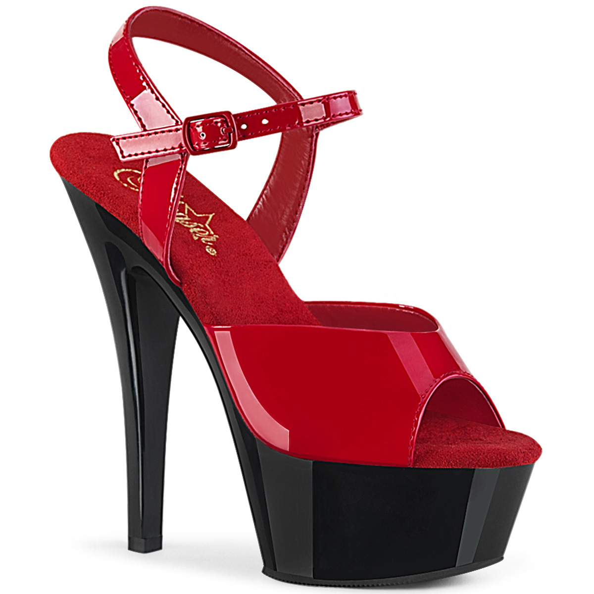 red kiss heels