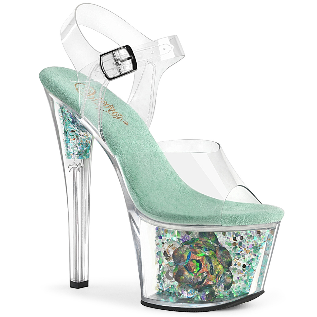aqua clear heels