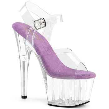 Plateau High Heels ADORE-708 - Lavendel / Klar