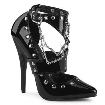 Extreme High Heels DOMINA-118 - Patent Black