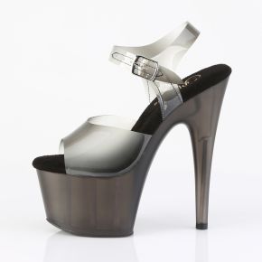 Platform High Heels ADORE-708N-T - TPU Smoke