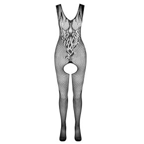 Sleeveless Fishnet Bodystocking Crotchless BS098