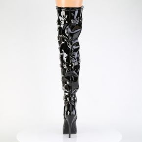 Overknee Boot INDULGE-3026 - Patent Black