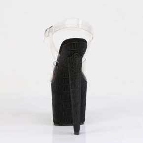 Platform High Heels RAZZLE-808WR - Black / Clear